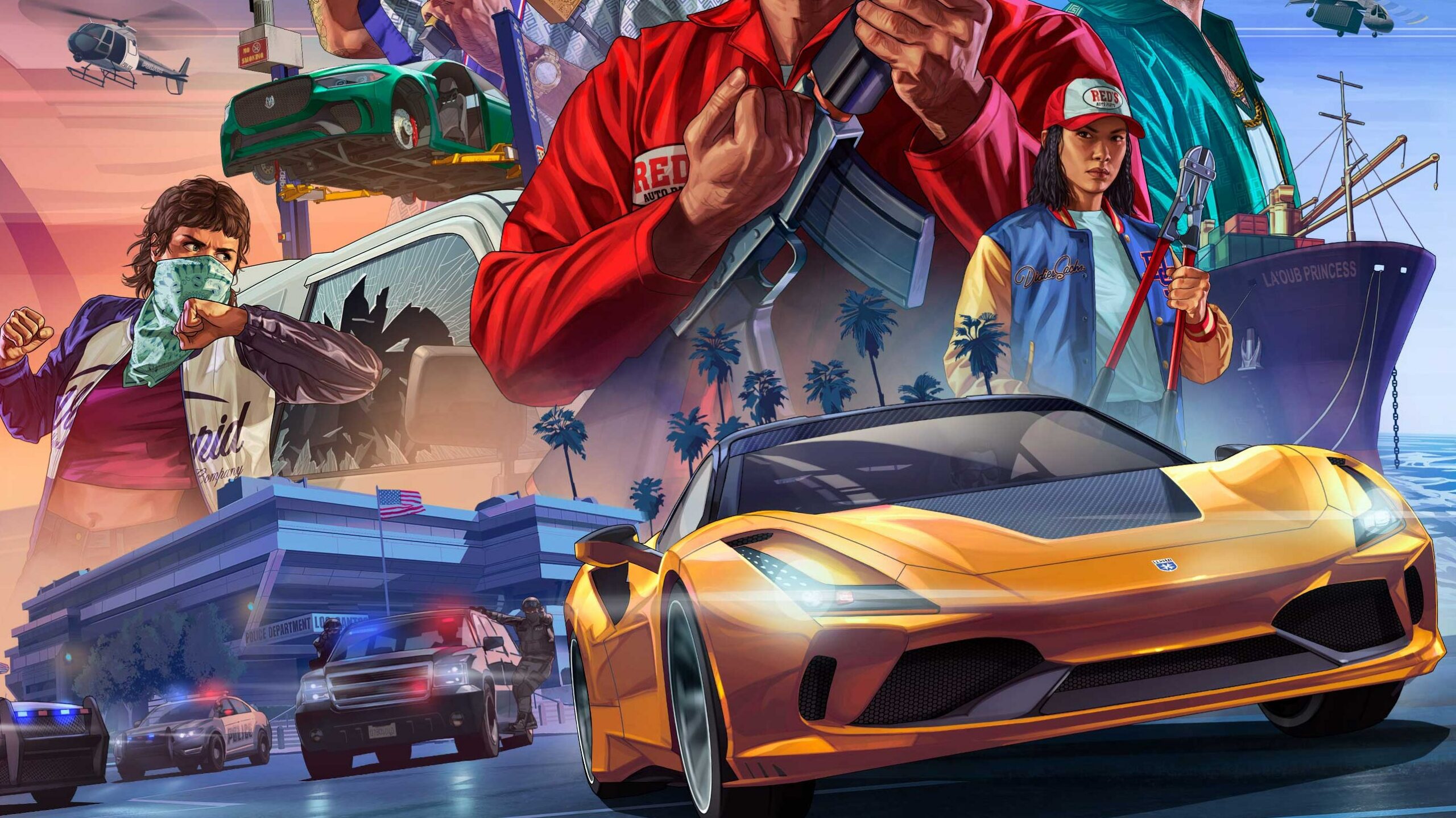 GTA Online Turismo Omaggio grátis: imagem oficial da atualização The Chop Shop